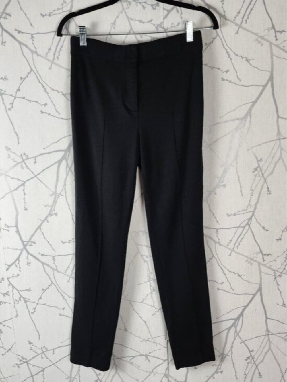 Akris Punto Black Ponte Knit High Rise Skinny Trousers